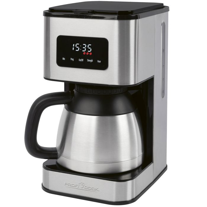 ProfiCook PC-KA 1300 Filterkaffeemaschine – 10 Tassen, 1,2 l, Karaffe, Edelstahl