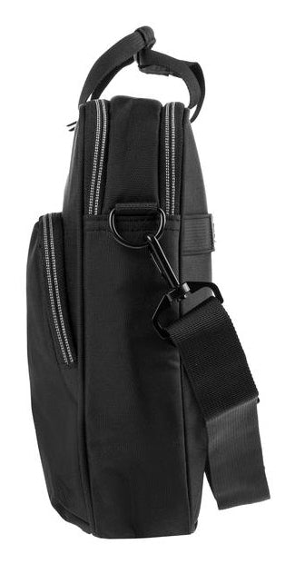ONIT Notebook-Tasche für bis zu 14,1" – Trolley-Band, 600D rPET – Schwarz