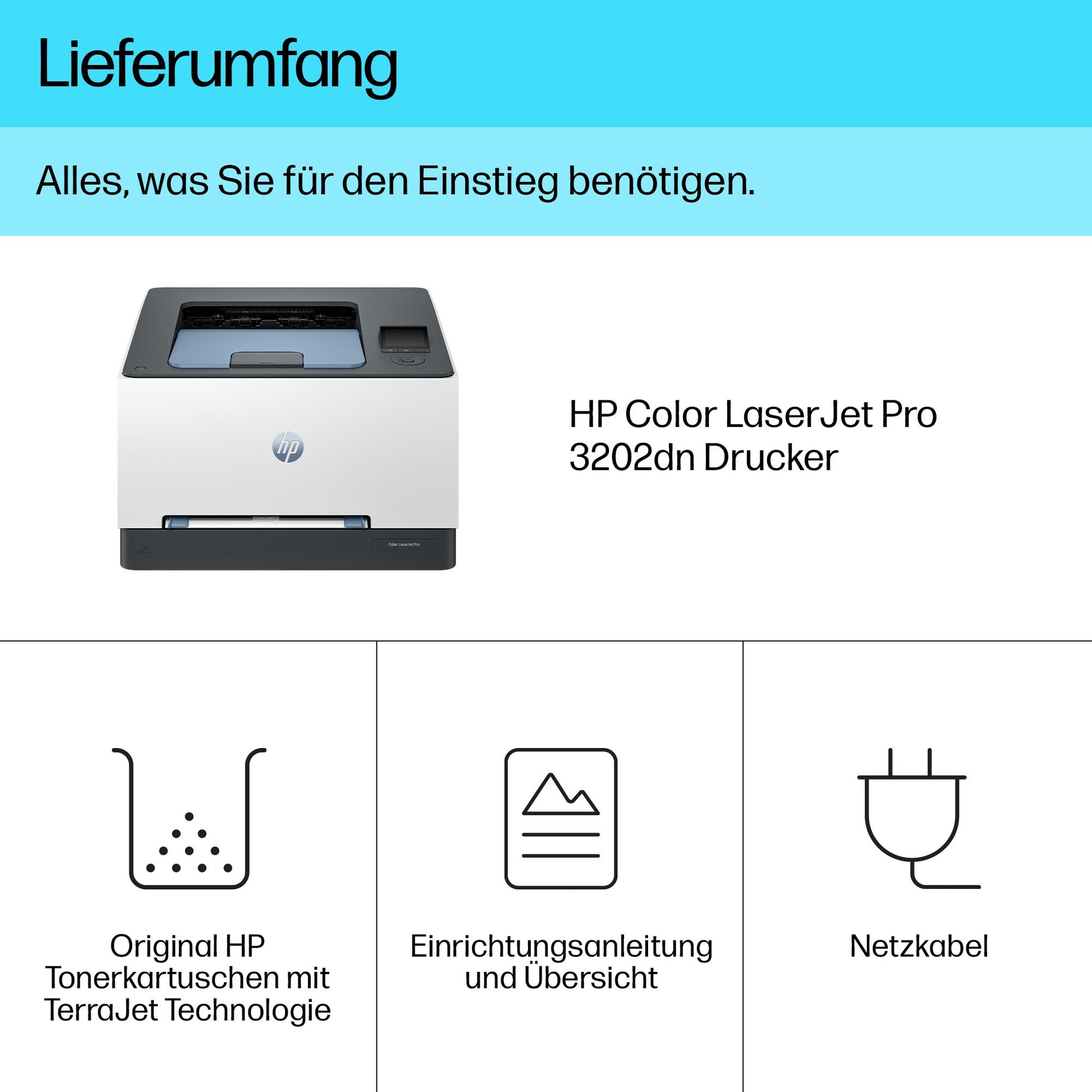 HP Laserjet Pro 3202Dn – A4, Farbe, 600 dpi