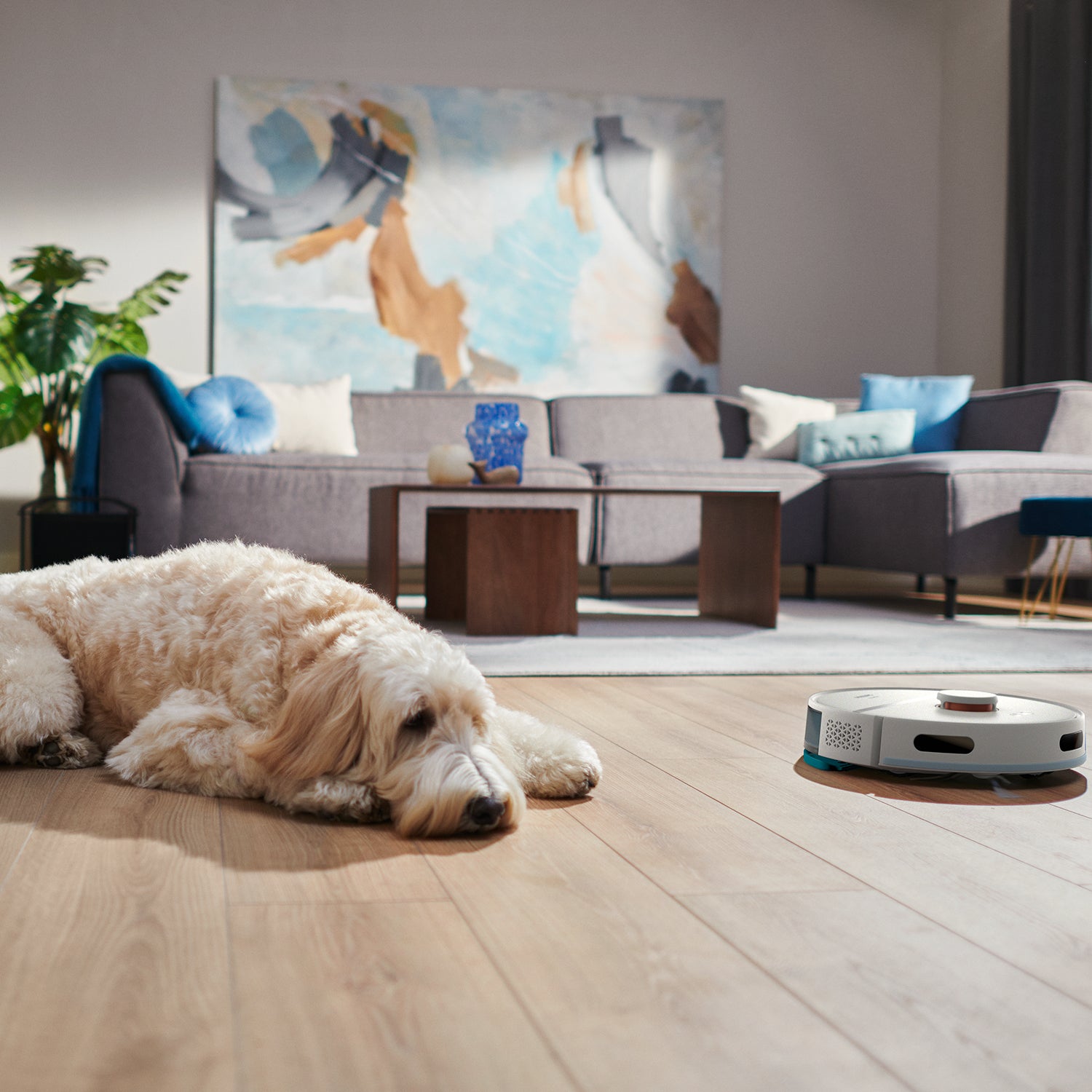 Philips Roboterstaubsauger HomeRun XU2000/20 – 0,4 l, Akkubetrieb, 66 dB(A), 14,4 V
