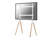 Neomounts Bodenständer – 37–70" – VESA 200×200–600×400 – bis 40 kg, Höhenverstellbar – NM-M1000WHITE