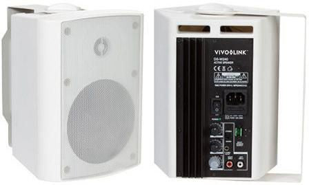Vivolink Set – Aktiv-Regallautsprecher – Weiss