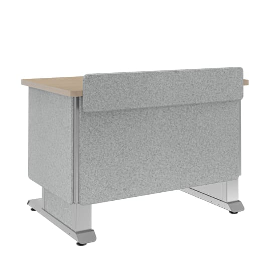 Middle Atlantic Rednerpult – Tragkraft 72,6 kg – Grau, Silber – FML-42AE1MS-UK