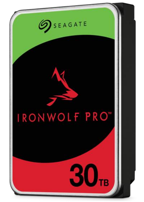 Seagate IronWolf Pro ST30000NT011 30 TB – für 3,5" HDD, SATA, 7200 U/min, 512 MB Cache