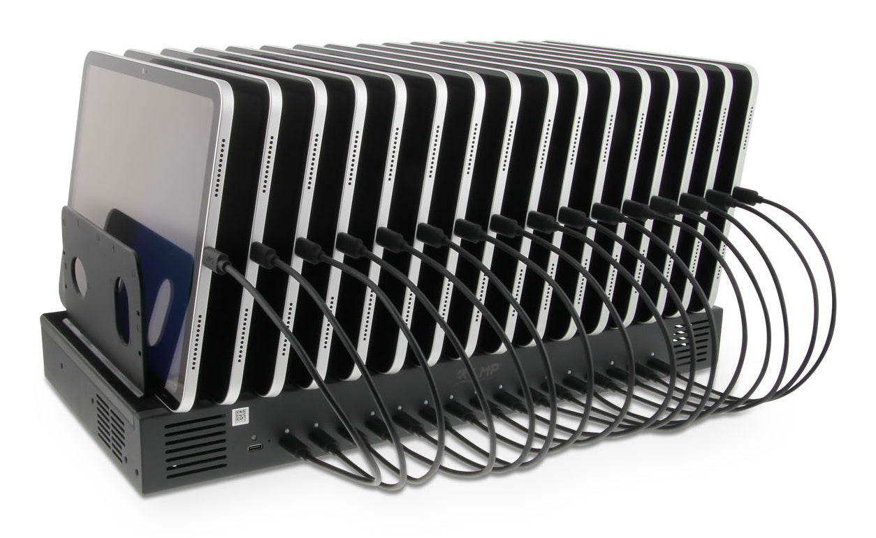 LMP SmartCharge 1000 HKC Ladestation – 1000 W, 16×, mit Halterung – für iPad, iPhone