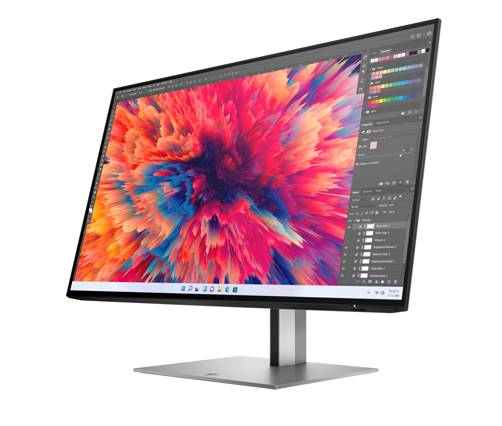 HP Z24Q G3 – Monitor, 23,8" 2560 × 1440 (WQHD), Silber