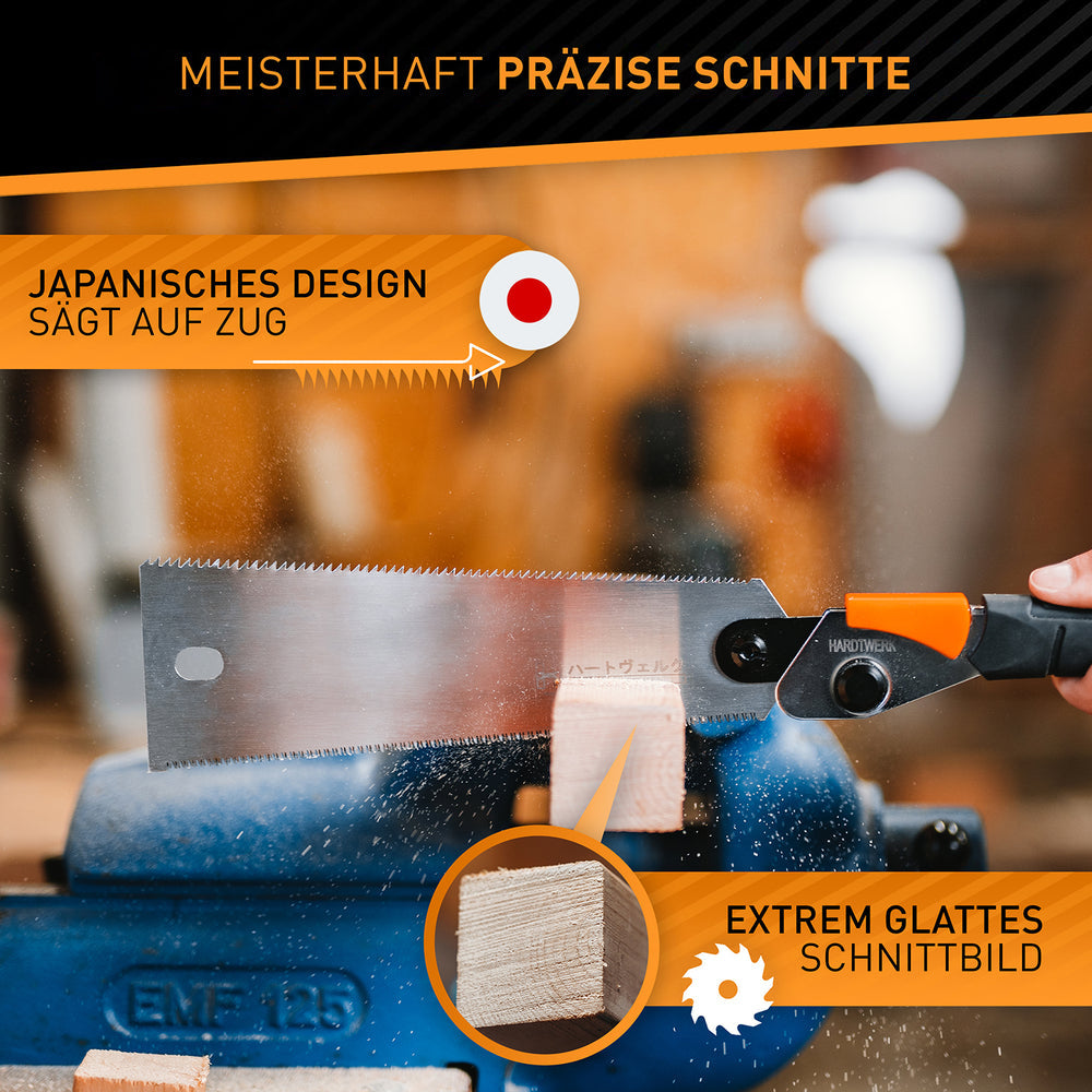 Hardtwerk Ersatz-Sägeblatt 240 mm Karbonstahl – für Hanzo Japansäge