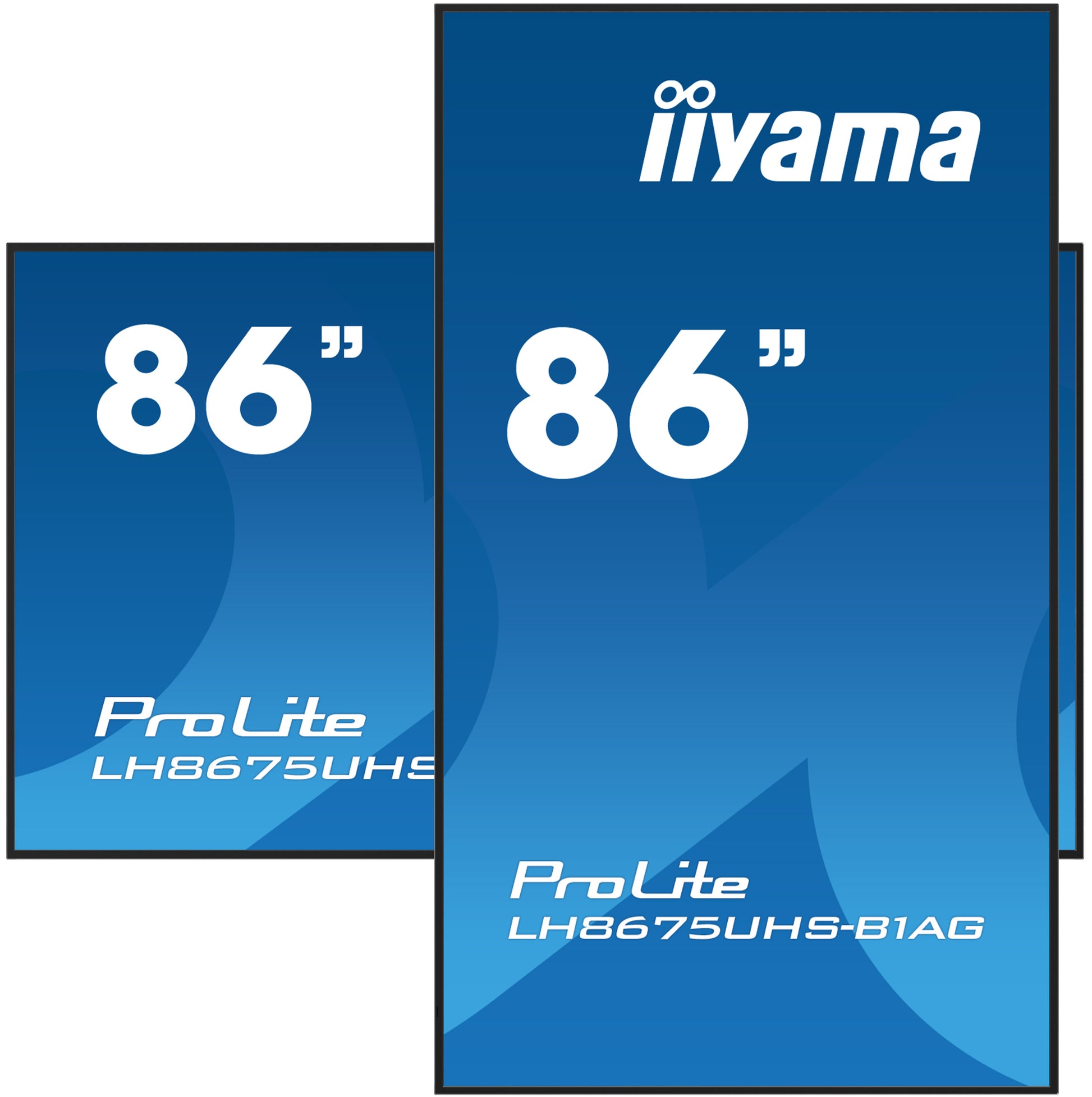 iiyama LH8675UHS-B1AG – 85,6", 3840 × 2160 (4K), IPS, LAN