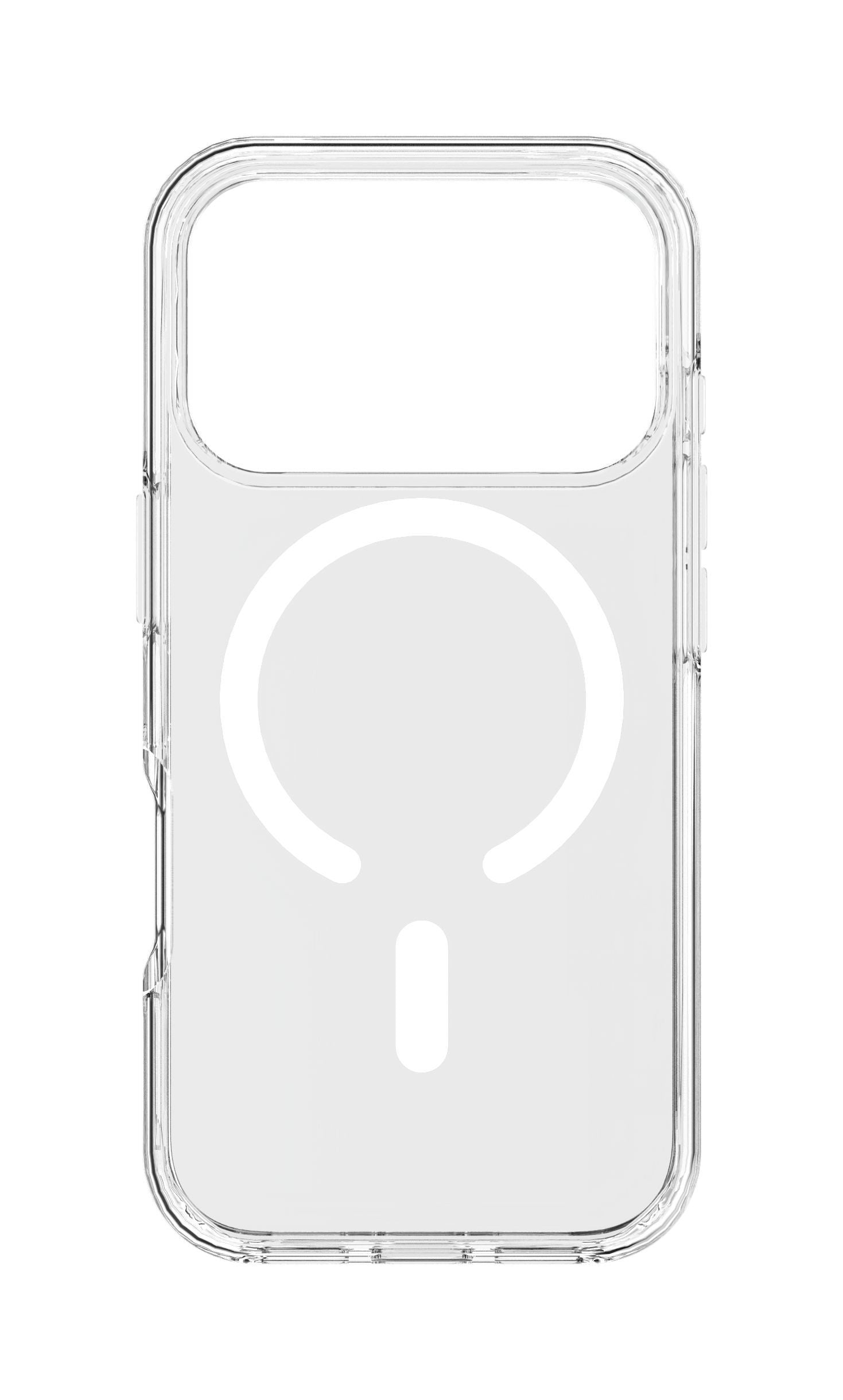 Cellularline Backcover – für Apple iPhone 17 Pro – transparent – Kunstleder, MagSafe-kompatibel