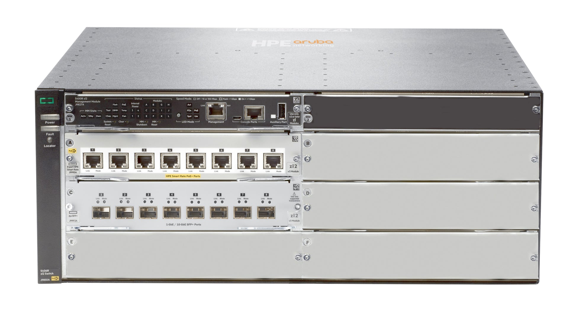 HPE Aruba 5406R JL002A – Managed Switch – 8×GbE, 8×SFP+
