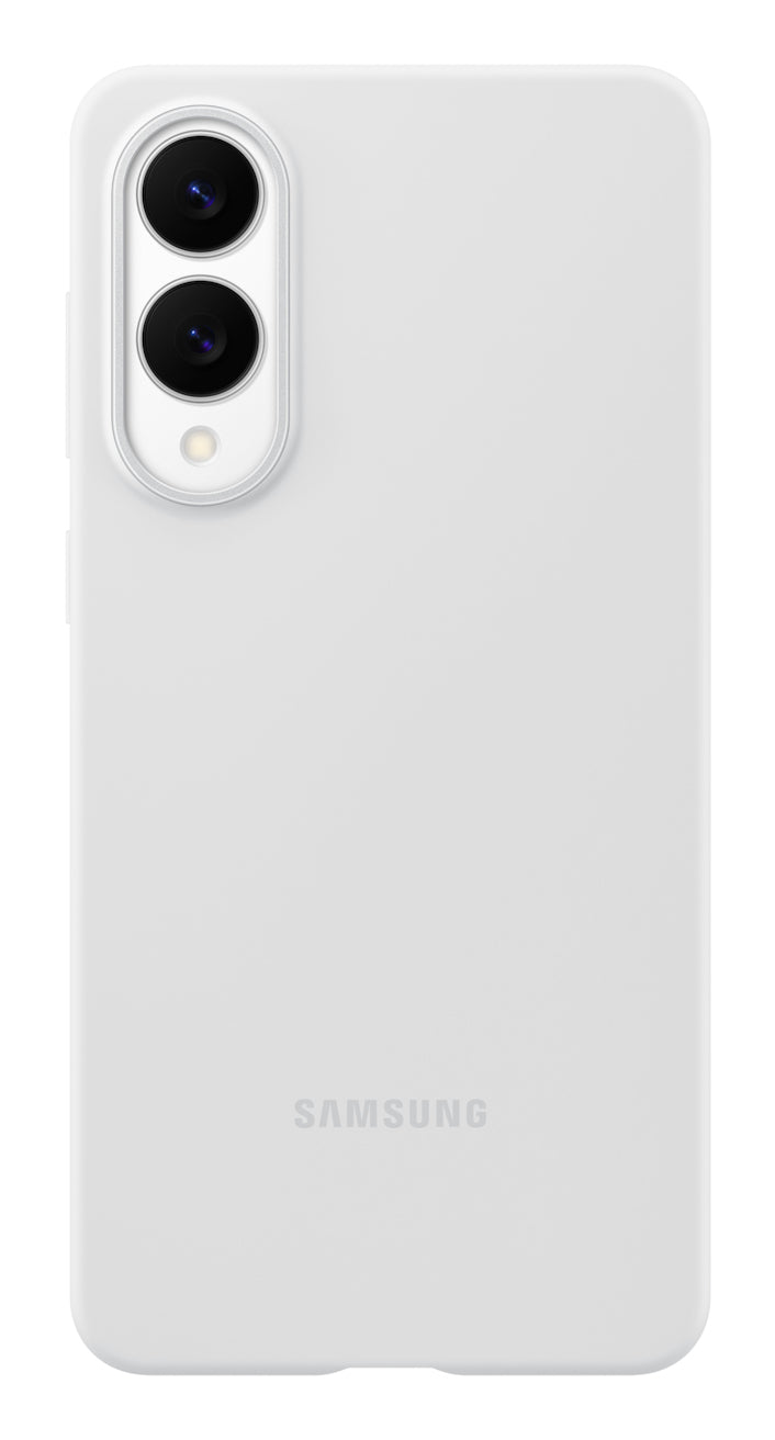 Samsung Silikonhülle – Rückcover – für Samsung Galaxy S25 Edge, Silikon, Hellgrau