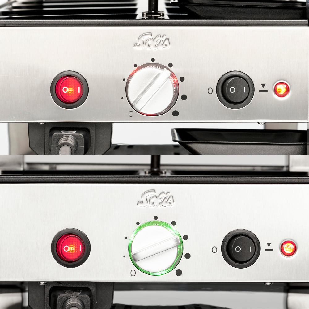 Solis Tischgrill 7910 – 4 Personen, Antihaftbeschichtet, 1020 W – Schwarz/Edelstahl