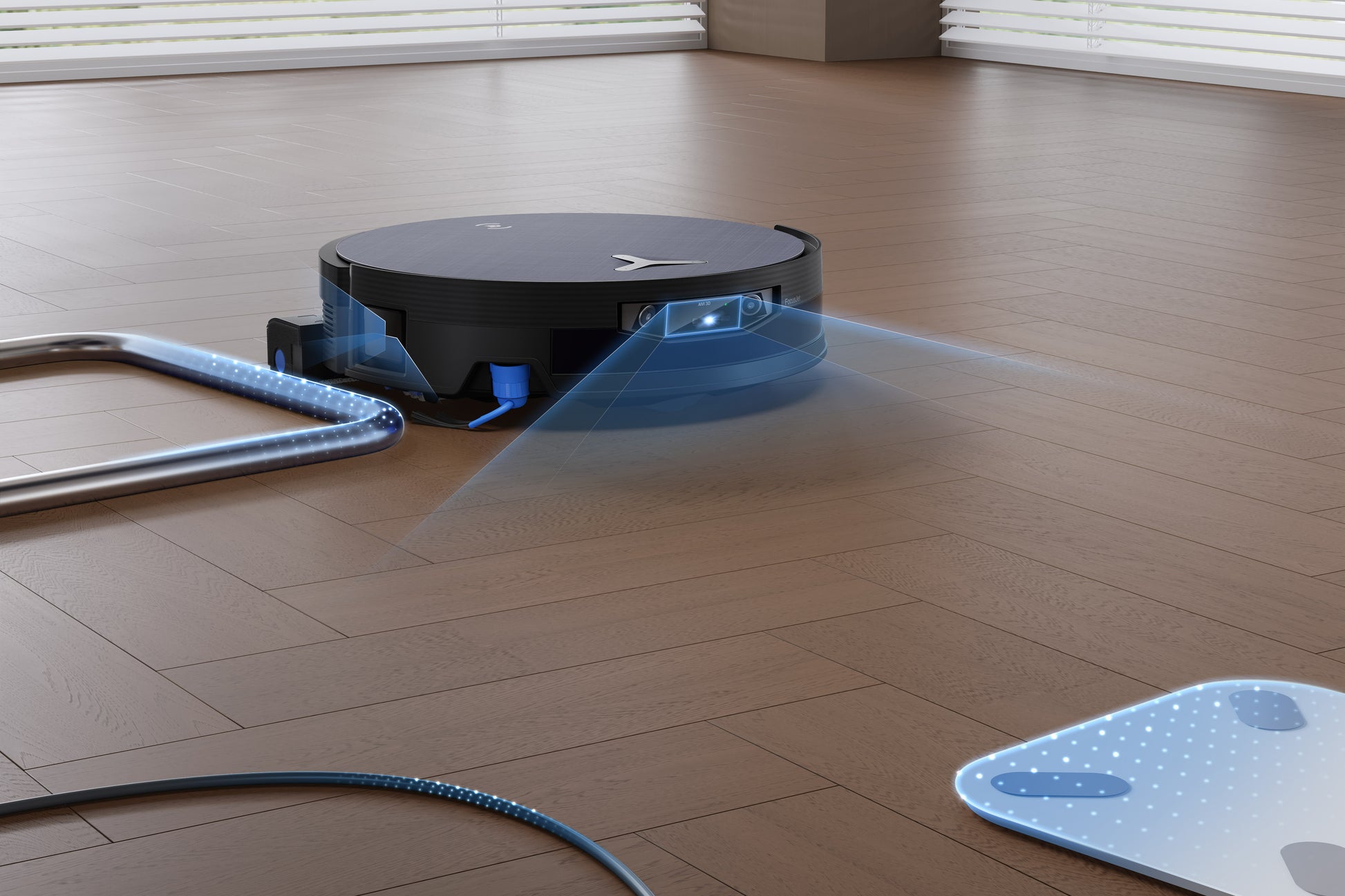 Ecovacs Saugroboter DEEBOT X12 OmniCyclone, mit Absaugstation, mit Wischfunktion – 22000 Pa, 497 min
