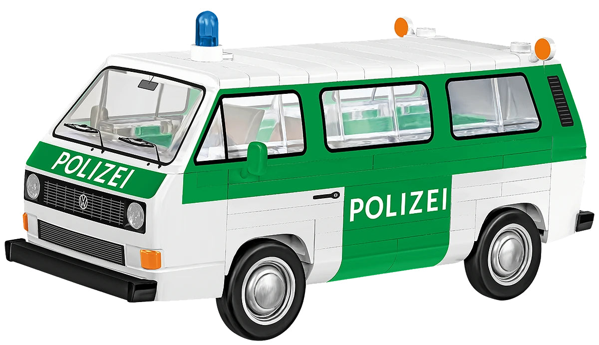 COBI VW T3 Bausatz – Polizei – ab 7 J. – Kunststoff, grün, weiss