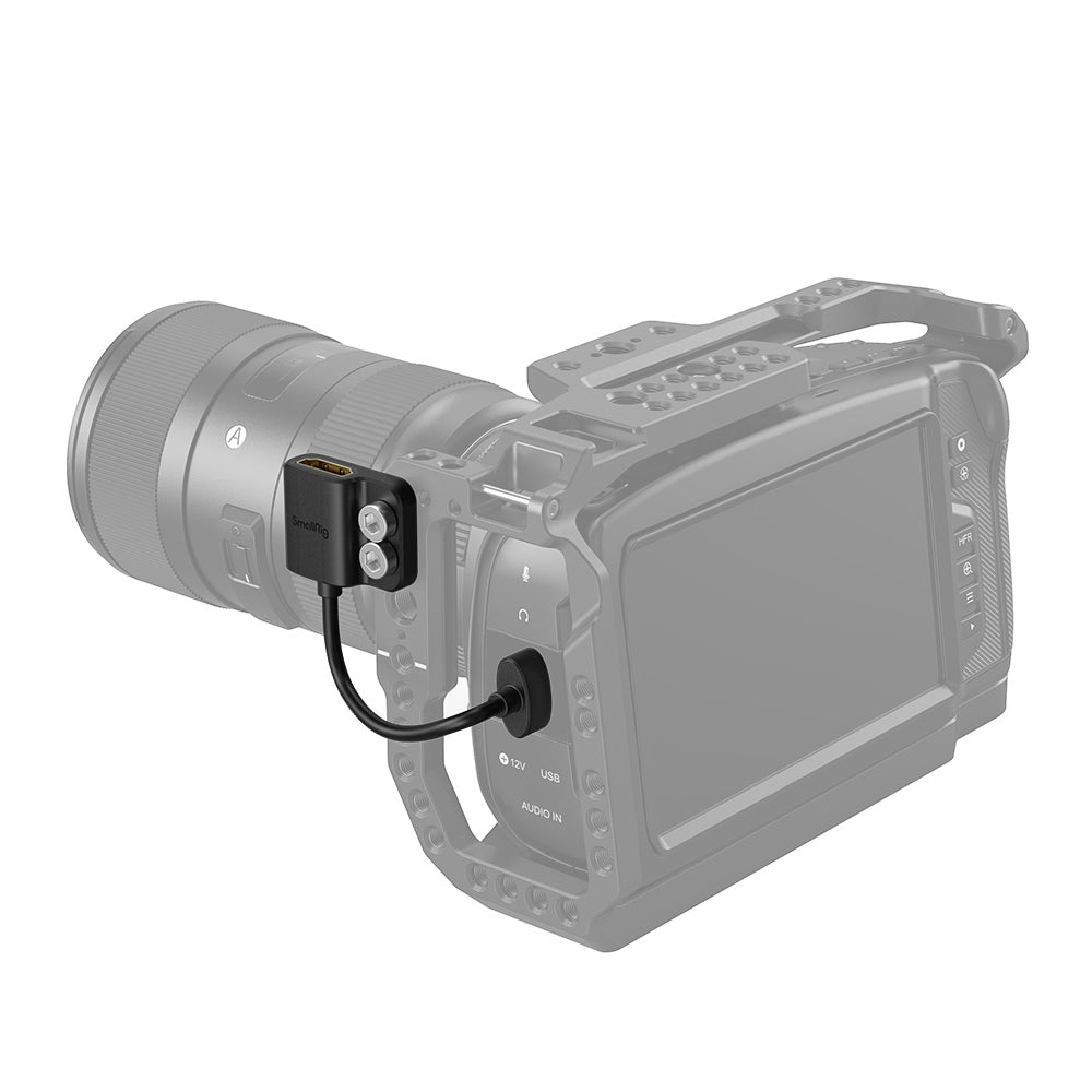 SmallRig HDMI Verlängerungskabel HDMI 2.0 – 4K 60 Hz – 0,08 m
