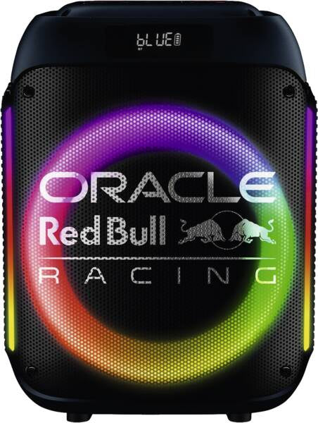 Red Bull Racing Oracle Red Bull Racing RB-SK250 – Party-Lautsprecher – 40 W, LED, IPX5, 3 h, Schwarz