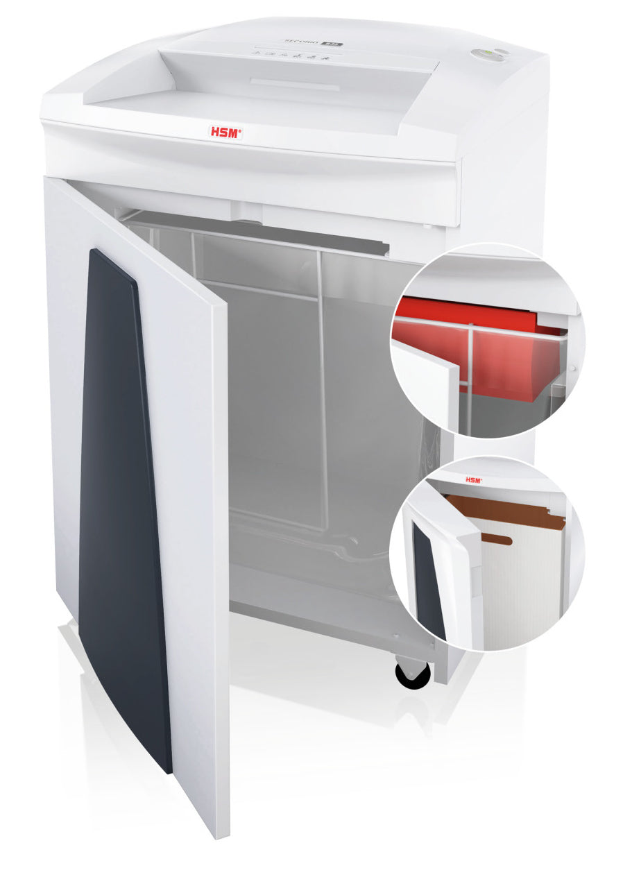 HSM Securio B35 – Aktenvernichter, DIN P-2, Streifenschnitt 5,8 mm, 35 Blatt, 130 l