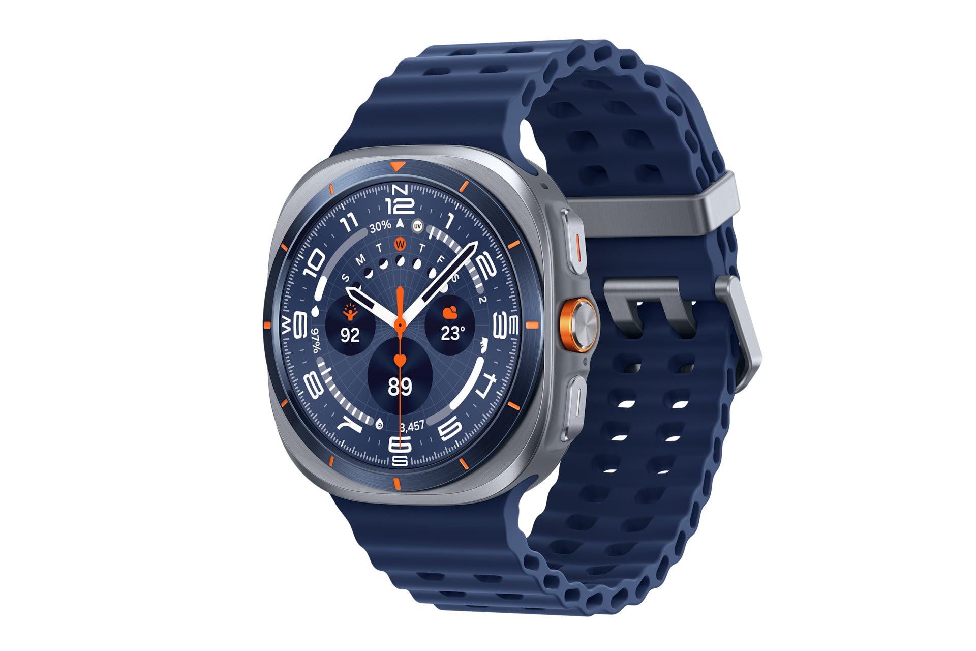 Samsung Galaxy Watch Ultra 3 47 mm GPS + Cellular – Titan Blau, 100 m