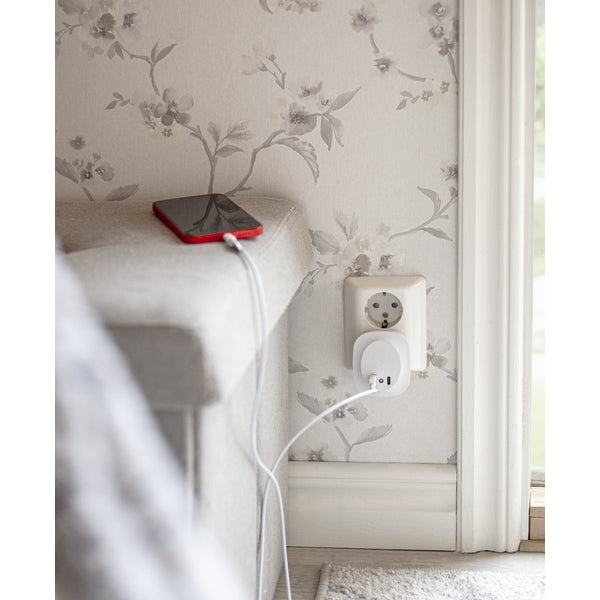 Star Trading Stecker-Nachtlicht – 10 lm, 3000 K, Lichtsensor, IP20 – Weiss