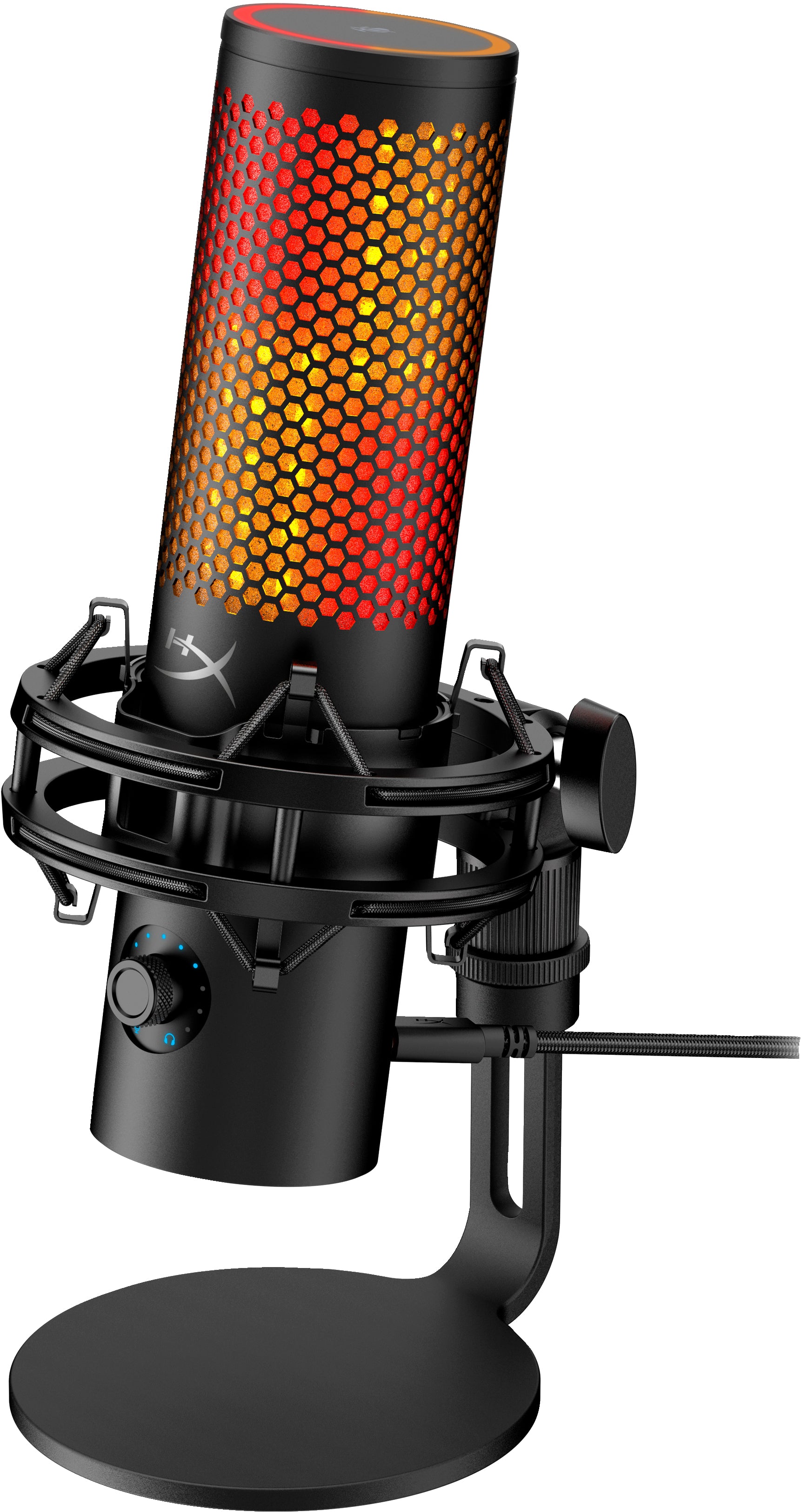 HyperX Quadcast 2 S Tischmikrofon – USB, Kabelgebunden, 20–20'000 Hz, 90 dB, Schwarz