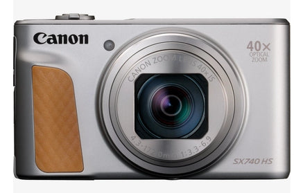 Canon PowerShot SX740 HS Lite Edition – 40× optischer Zoom, 20,3 MP, 4K, Silber