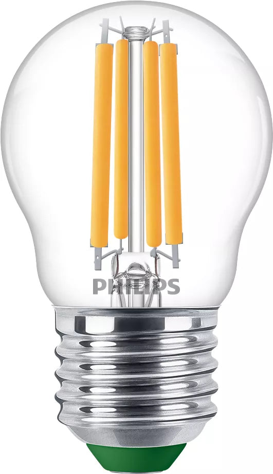 Philips by Signify Philips LED-Leuchtmittel E27 A60 – Warmweiss 2700 K, 485 lm, 2,3 W – 1 Stk., Transparent, Glas