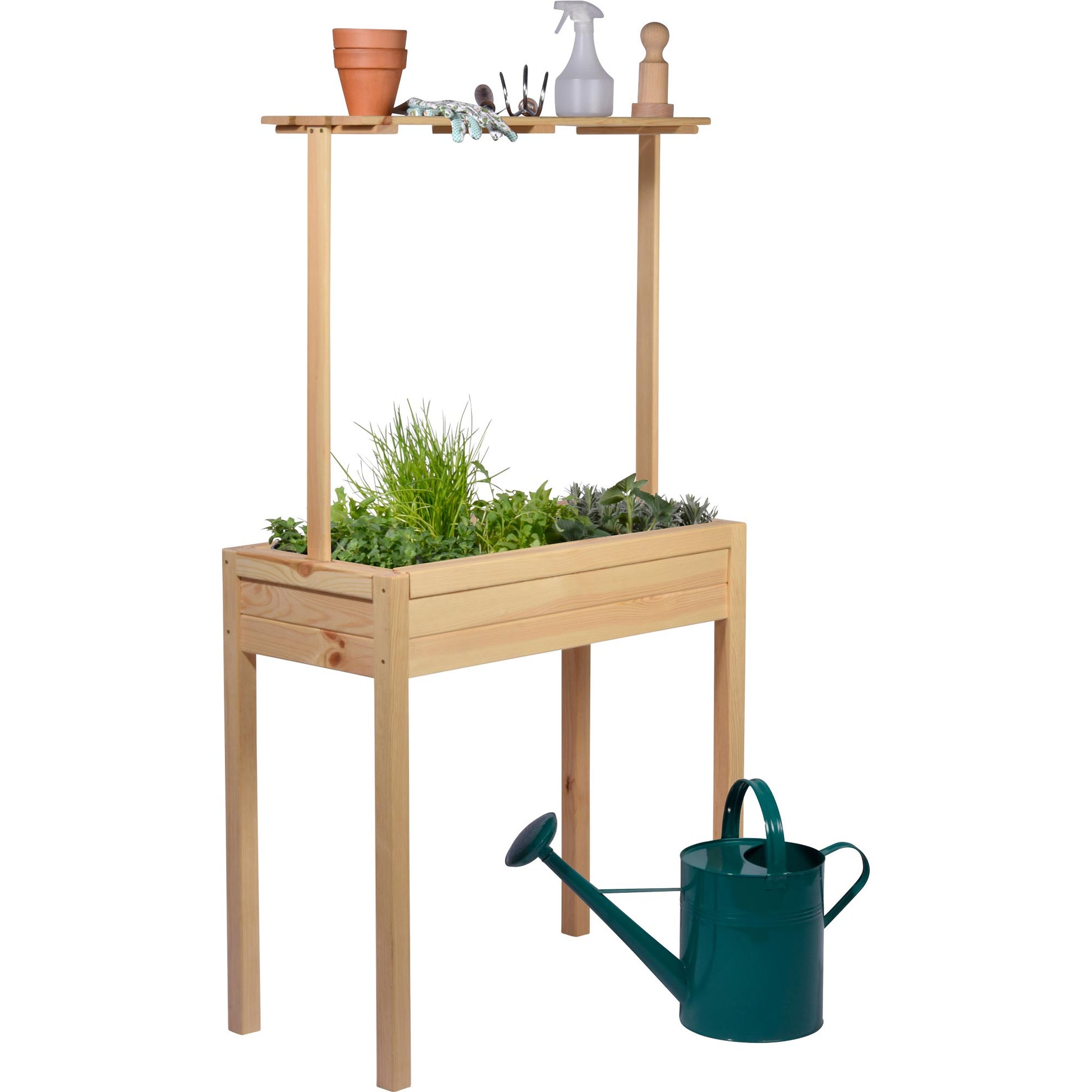 Dobar Tischübertopf – 80 × 145 × 40 cm – Kiefernholz, braun