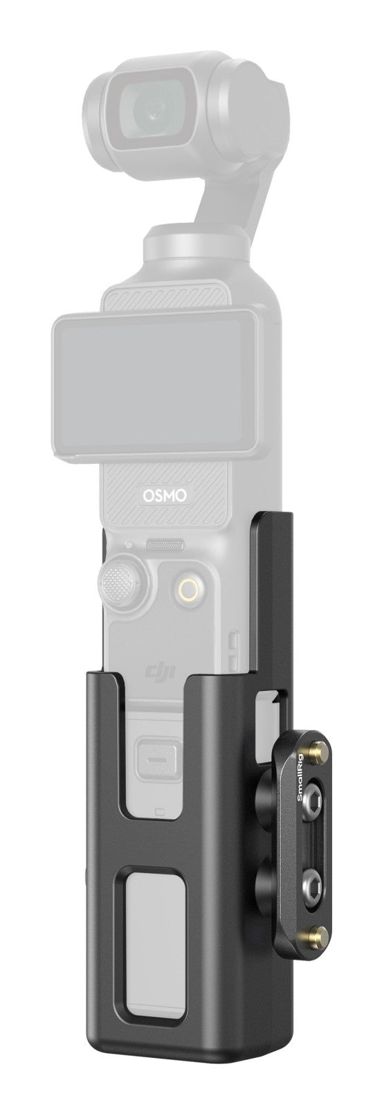 SmallRig 5117 Käfig – Aluminium, Schwarz – für DJI Osmo Pocket 3 – 53,6 × 34,2 × 115 mm – 1er-Pack