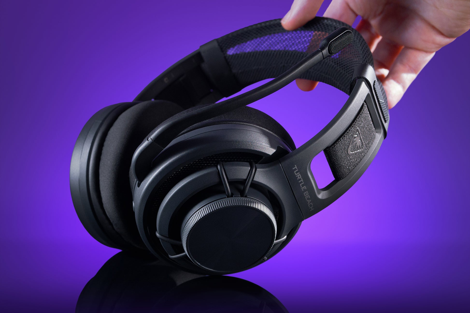 Turtle Beach Atlas Air TBS510105 – Gaming-Headset, Over-Ear – 2,4 GHz + Bluetooth, offen – schwarz – bis 50 h