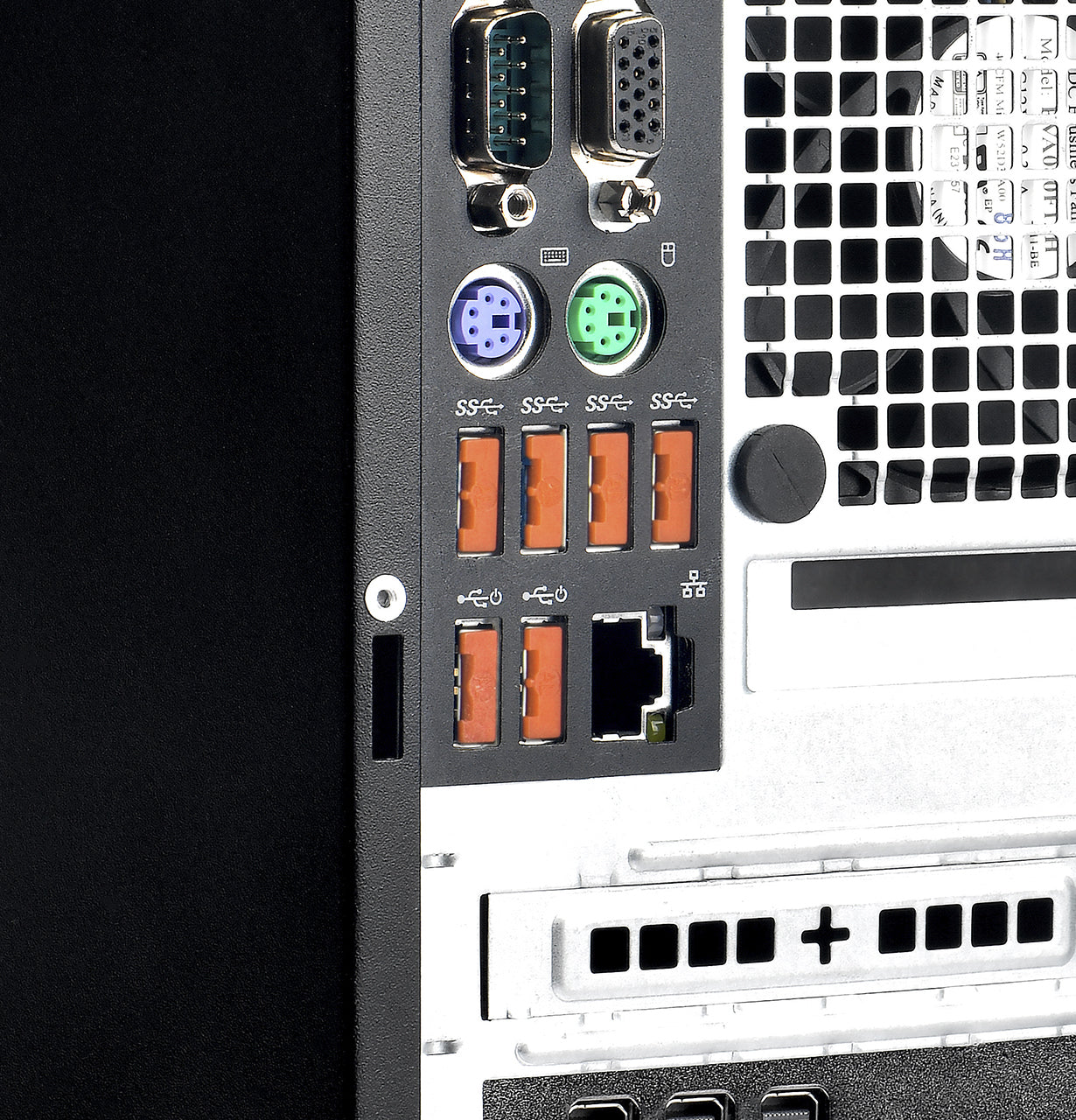 Smartkeeper Schnittstellenblockierung – USB-A – Kunststoff, Orange – für USB-A – 10er-Set