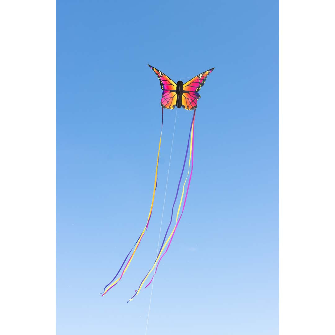 Invento Butterfly Ruby Einleinerdrachen – 60 m Schnur – 130 × 80 cm – ab 5 Jahren