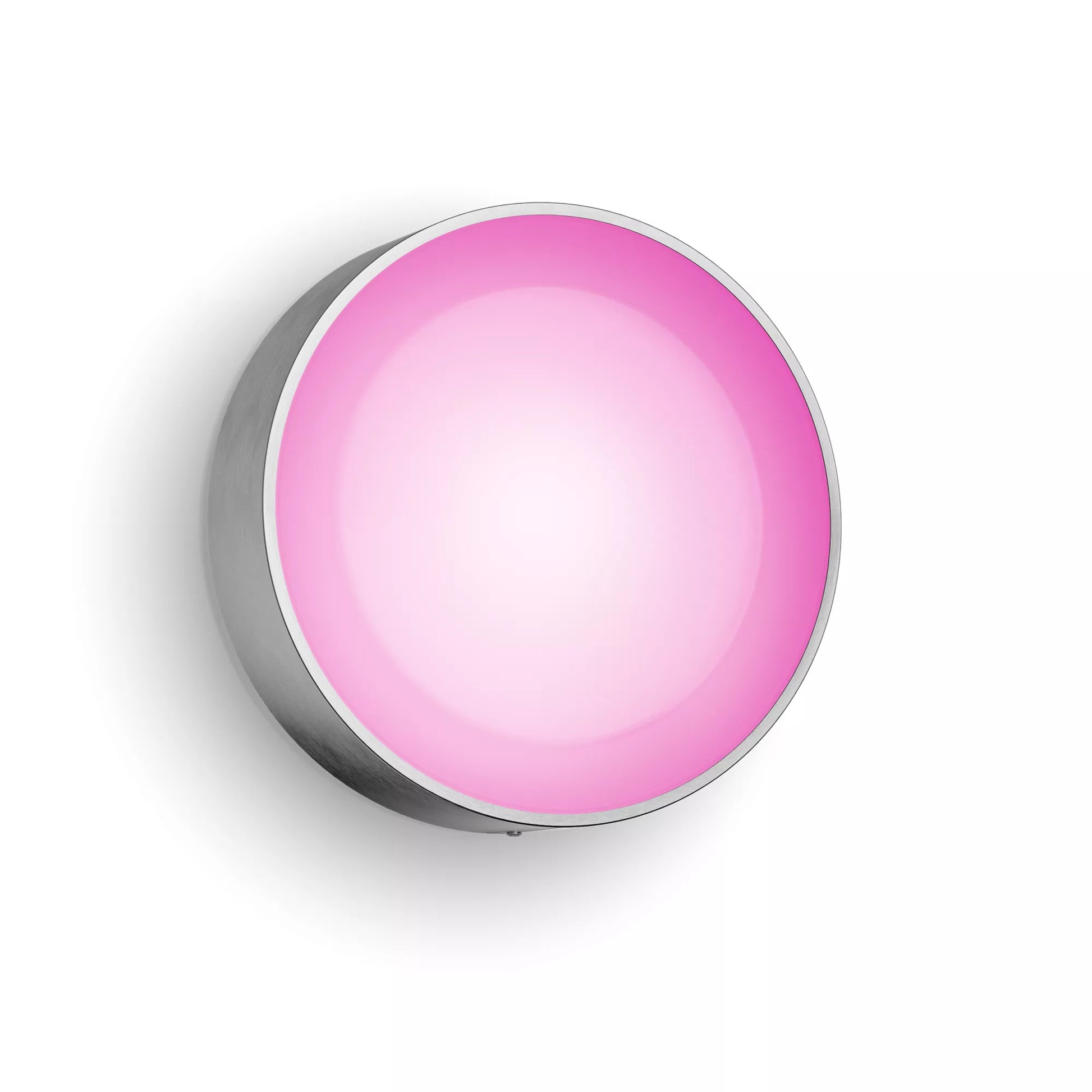 Philips by Signify Philips Hue Aussenwandleuchte – für Philips Hue (Hue Bridge erforderlich), dimmbar, Silber, Edelstahl
