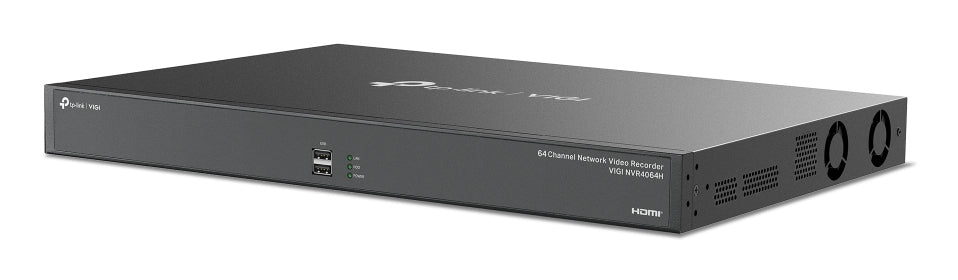 TP-Link VIGI NVR4064H NVR – 64-KANÄLE – 4K – 320 Mbit/s – 2× HDMI – Rack-Einbau