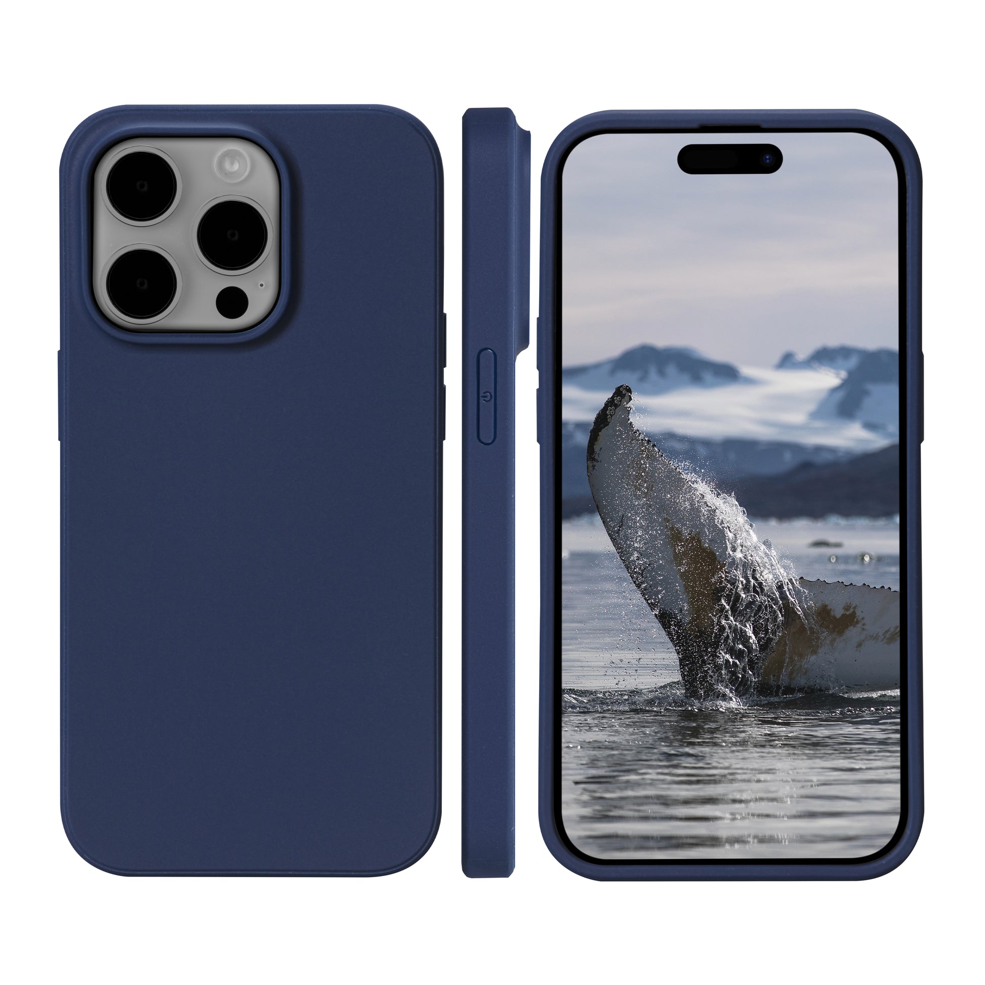 dbramante1928 Greenland Backcover – für Apple iPhone 15 Pro Max, Recycling-Kunststoff, Pacific Blue