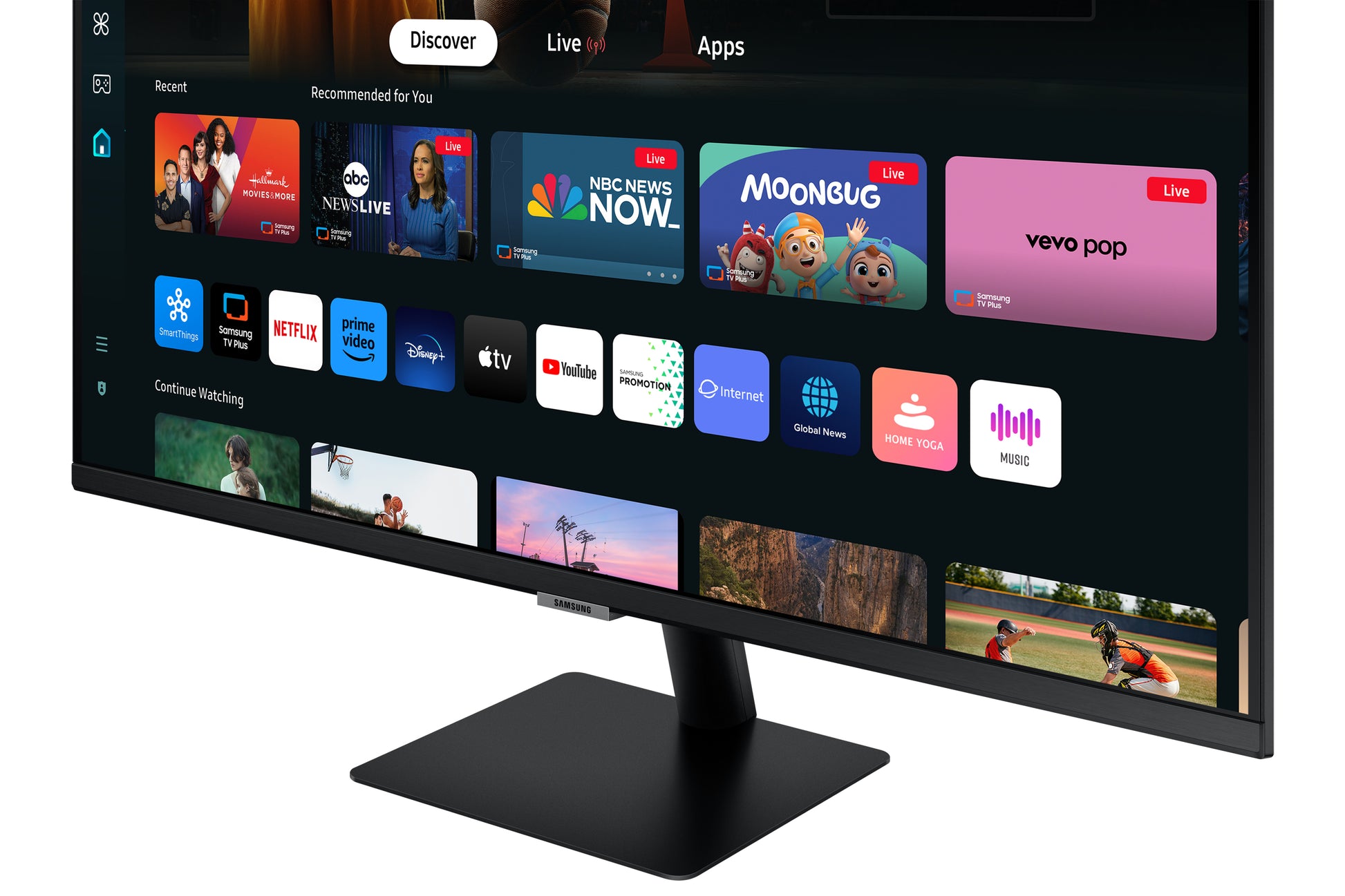 Samsung M70D – 32", 3840 × 2160 (4K), VA, USB-C 65 W, HDR10