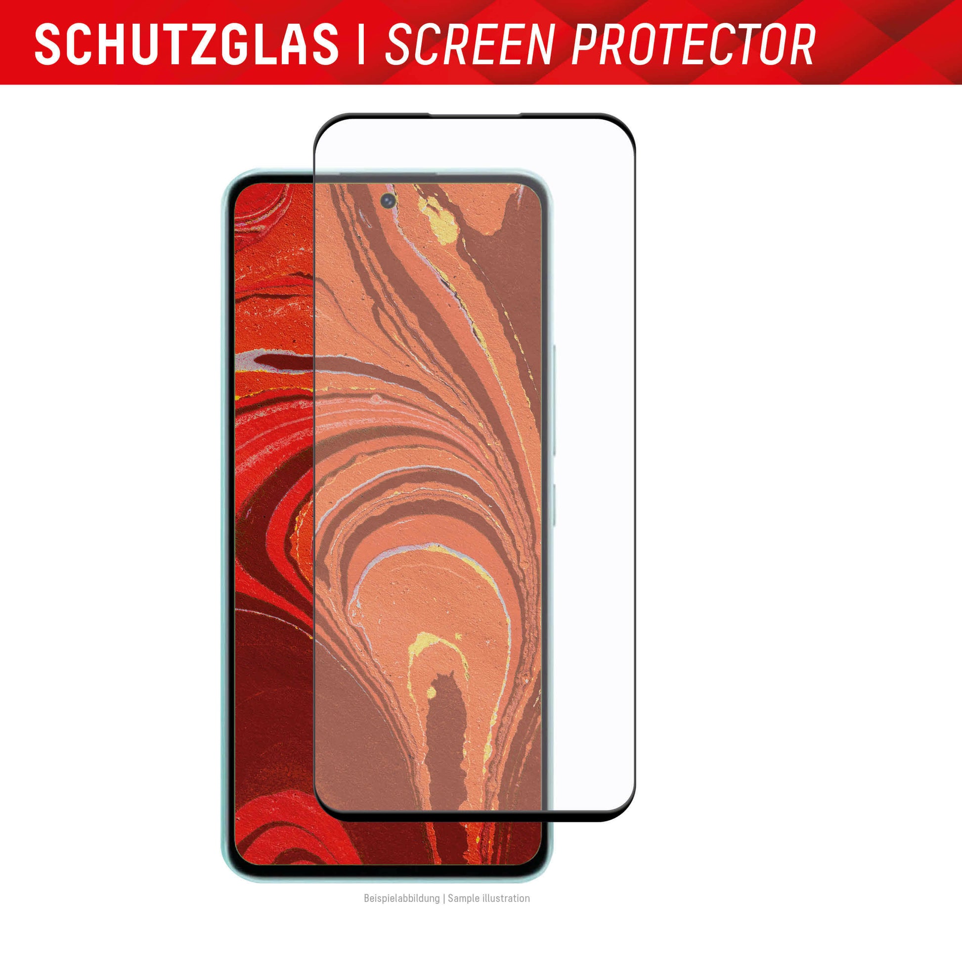 E.V.I. Displayschutz (Panzerglas), Full Cover – für Xiaomi 12 Lite NE/13 Lite – mit Applikator