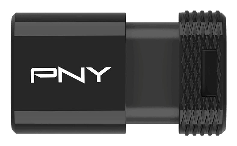 PNY Elite-X Fit USB-Stick 256 GB – USB-C USB 3.2 Gen 1, 200/100 MB/s, Dia, Schwarz