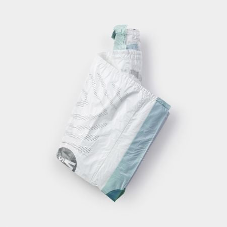 Brabantia Kehrichtsack für PerfectFit W – 5 l, mit Zugband, PE, weiss, 295 × 340 mm, 40 Stk