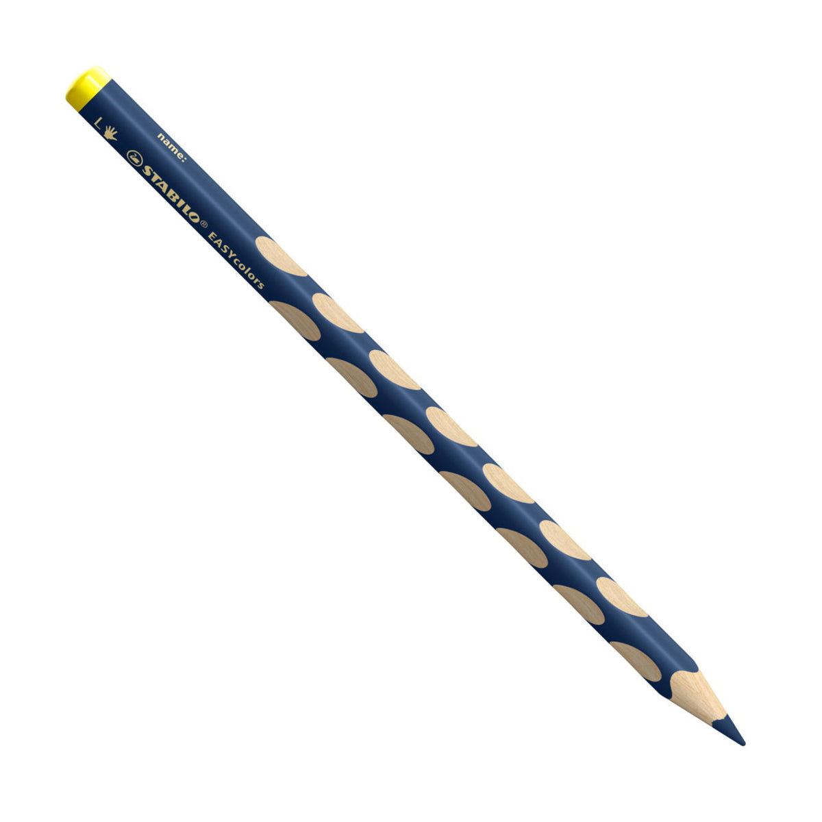 STABILO Buntstift EASYcolors – Dreikant, Minen-Ø 4,2 mm, Einzelstift Dunkelblau