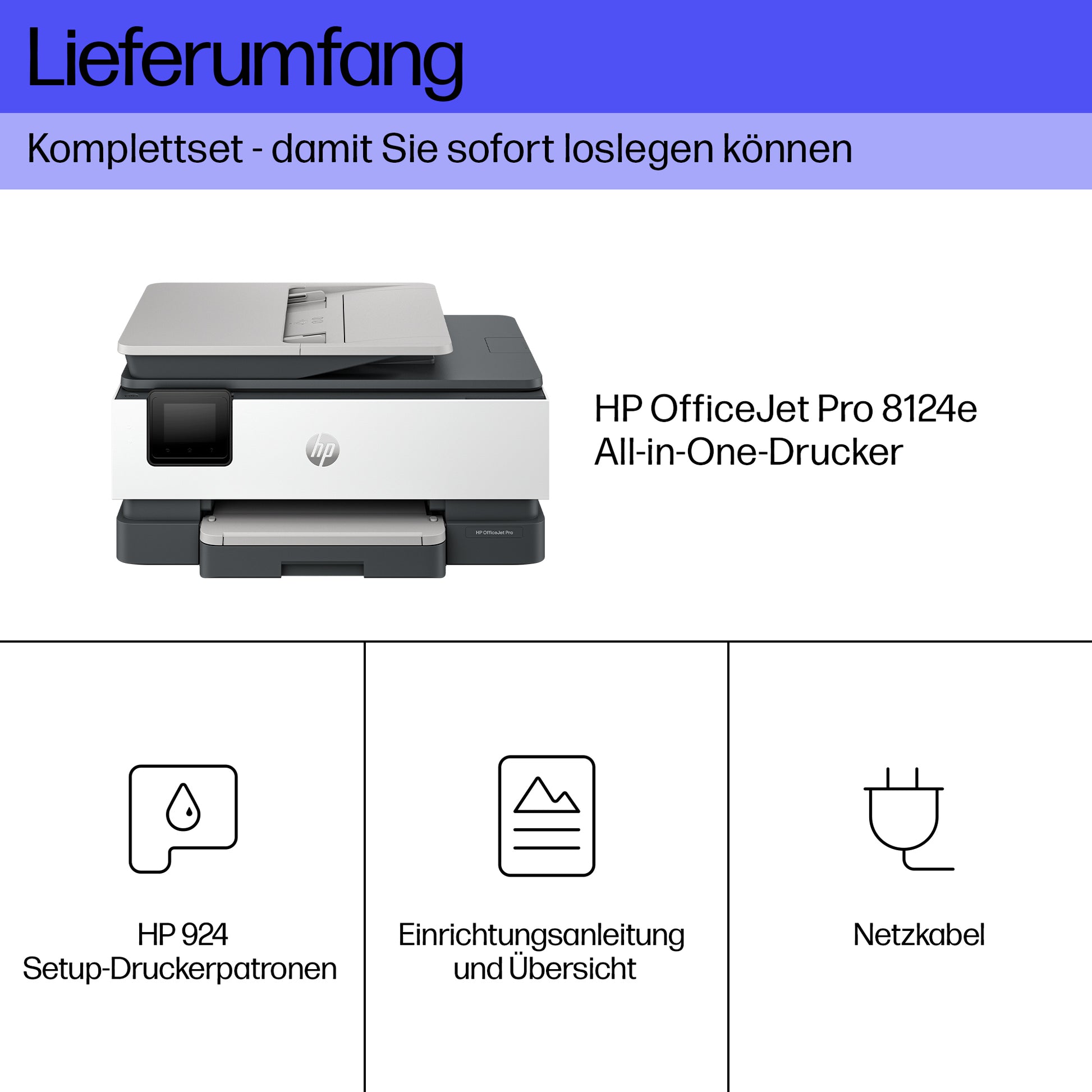 HP OFFICEJET P 8124E – Tintenstrahl-MFP