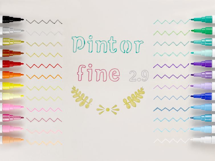 Pilot Adventskalender-Set – 3 Pigmentmarker – 60 × 535 × 100 mm