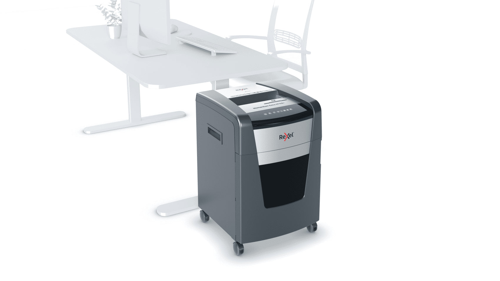 Rexel Momentum Extra XP418+ – Aktenvernichter, DIN P-4, Partikelschnitt 4 × 35 mm, 18 Blatt, 45 l, A4