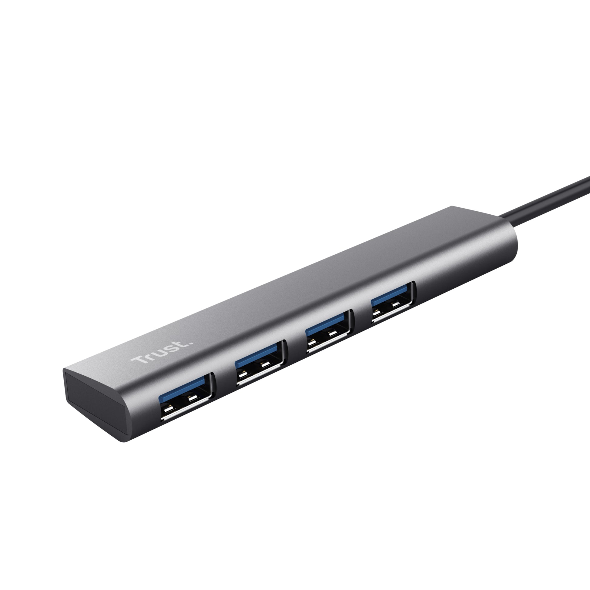 Trust Halyx USB-Hub – 4× USB-A, für Windows/Mac/ChromeOS