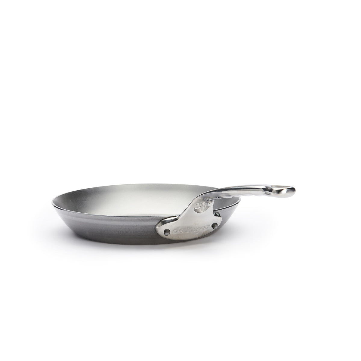 de Buyer Fonduepfanne Mineral B Element Pro – Ø 24 cm, Stahl, Teflon, für Induktion, Gas, Glaskeramik und mehr