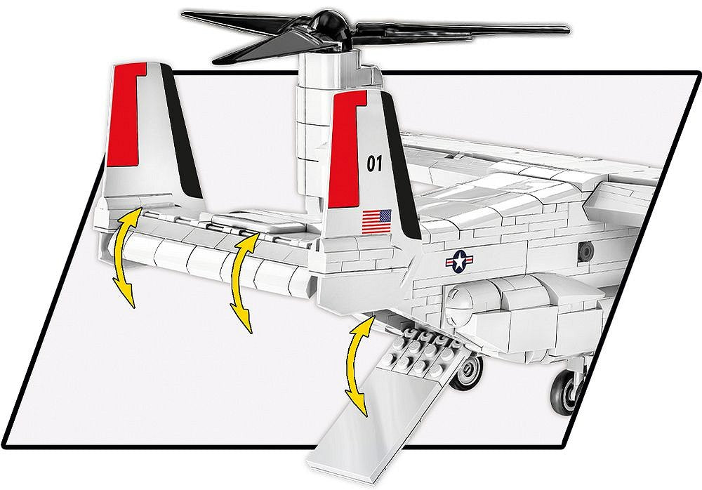 COBI 3D Puzzle Bell-Boeing V-22 Osprey – 1136 Teile – Kunststoff – ab 9 J.