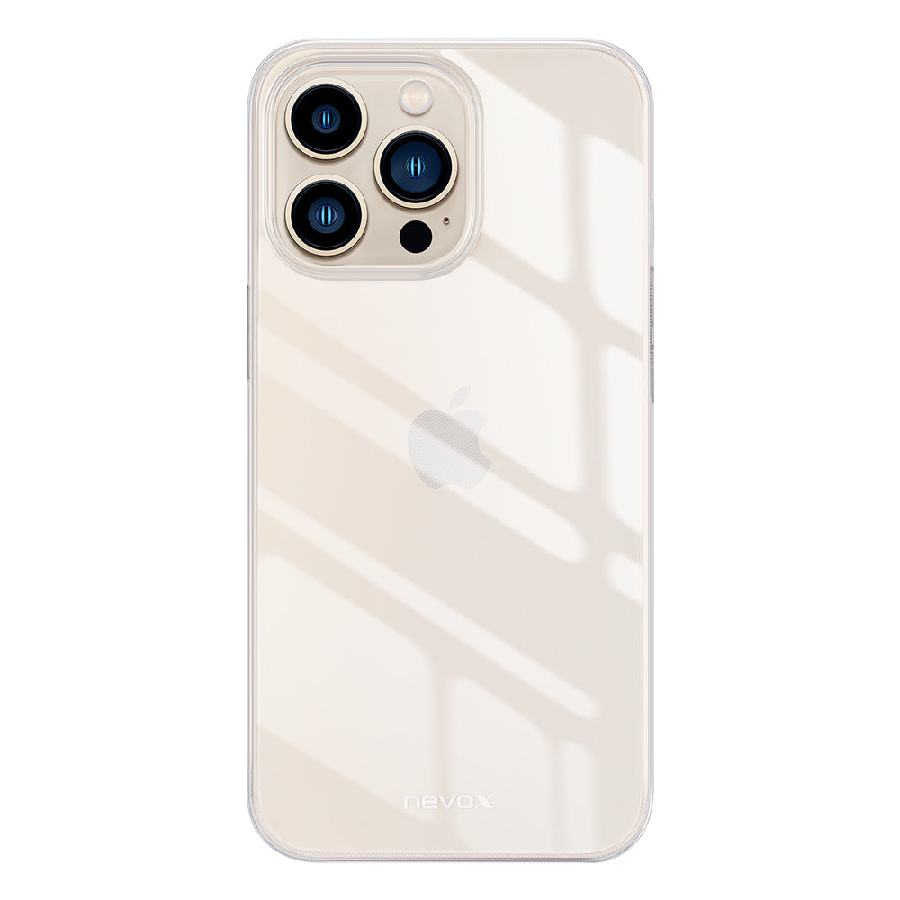 nevox StyleShell Flex – Backcover – für Apple iPhone 15 Pro Max, TPU, Transparent