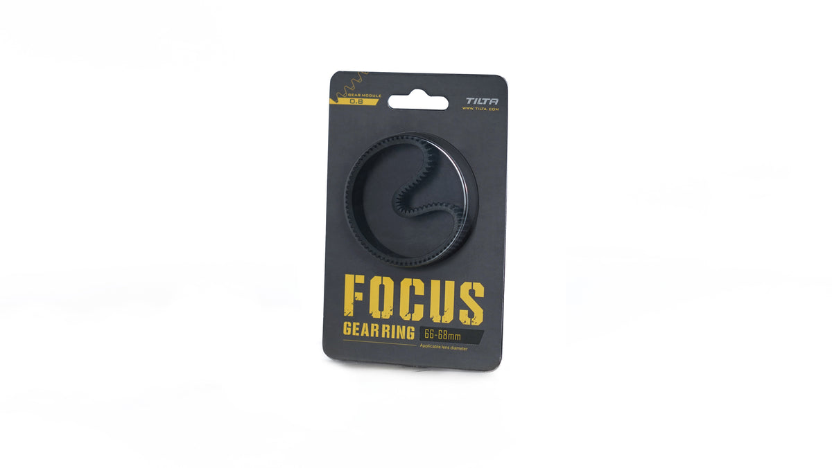 Tilta Fokus-Zahnkranz – Gummi – für 66–68 mm – Schwarz