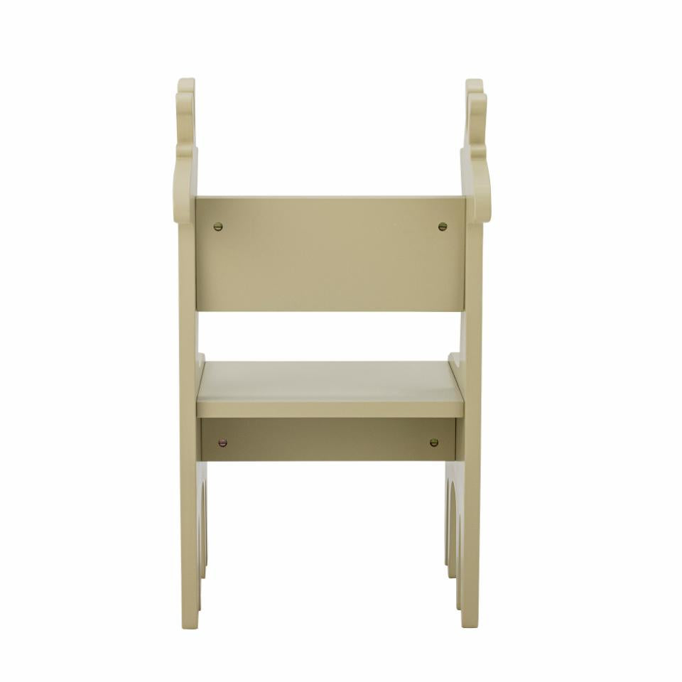 Bloomingville Kinderstuhl Ibber Giraffe 82062599 – 34 × 45 × 62 cm – MDF & Eisen – Grau