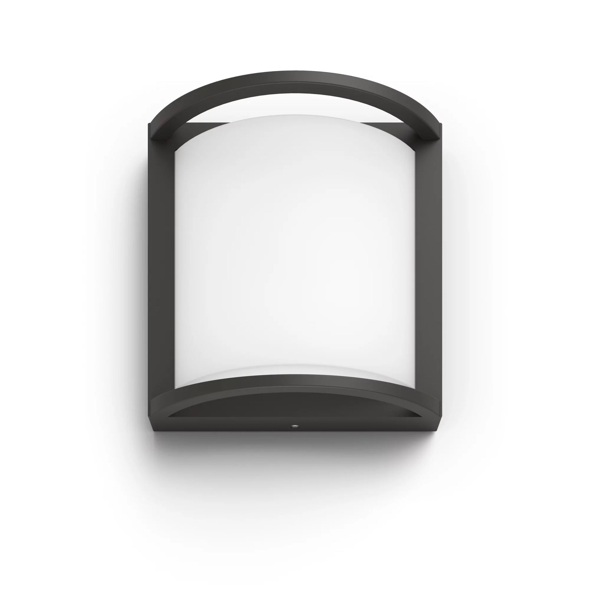 Philips by Signify Philips Aussenwandleuchte – 800 lm, 3,8 W – Warmweiss, 2700 K – IP44 – Netzbetrieb – Anthrazit – Aluminium