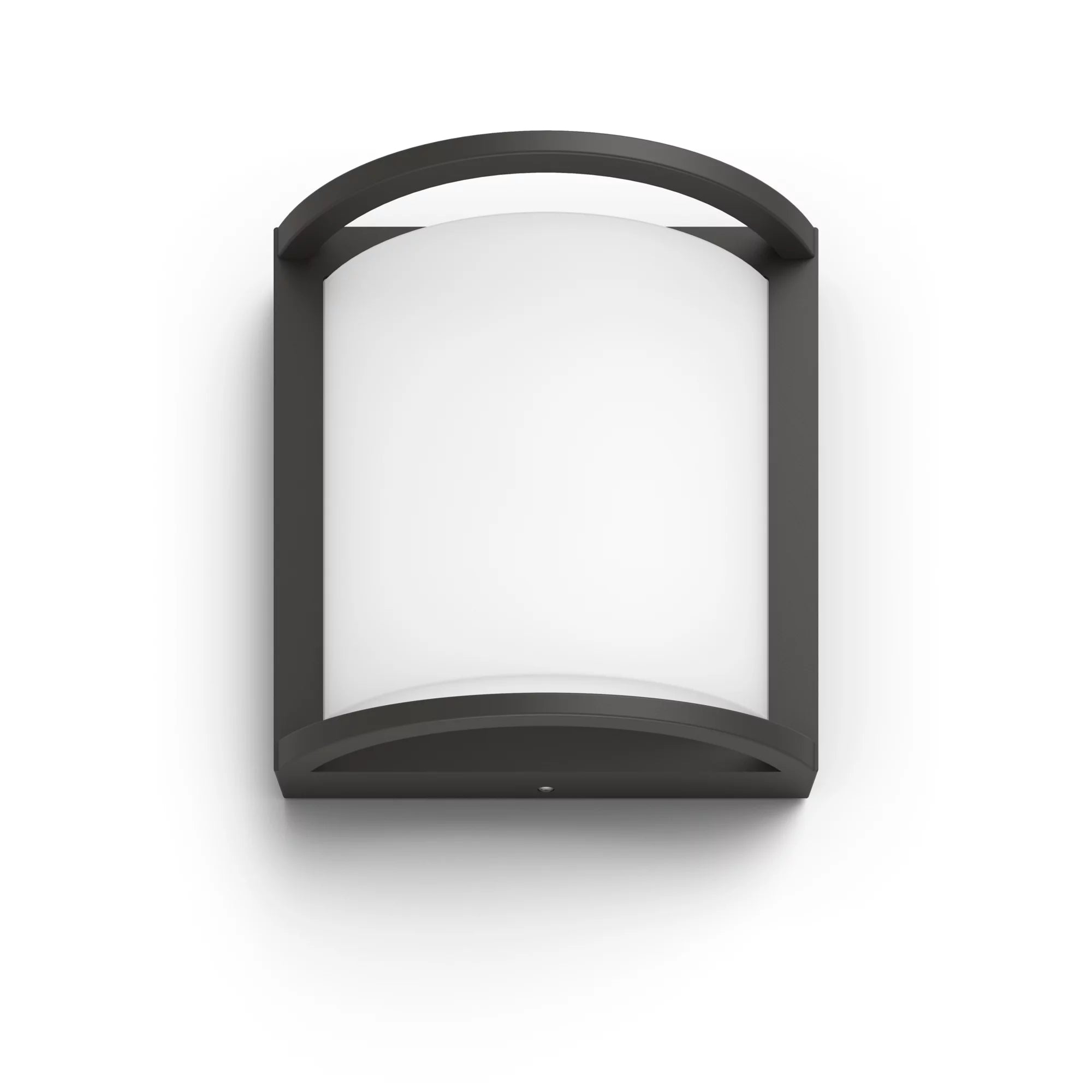 Philips by Signify Philips Aussenwandleuchte – 800 lm, 3,8 W – Warmweiss, 2700 K – IP44 – Netzbetrieb – Anthrazit – Aluminium